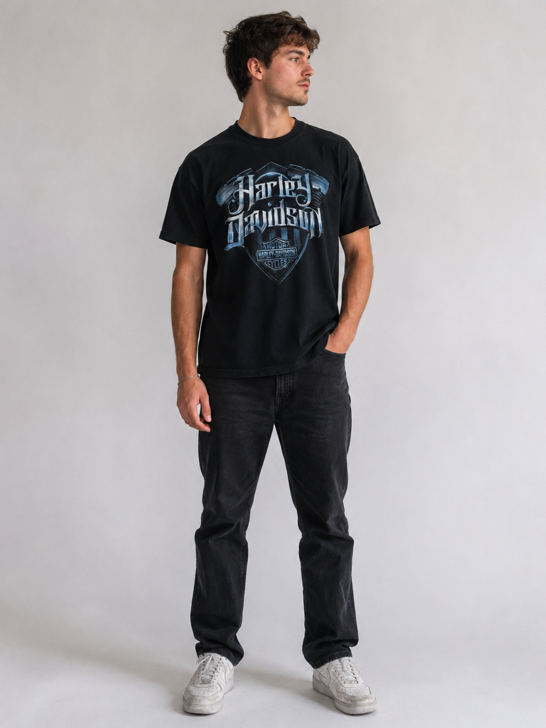 Vintage 1960s Harley Davidson Graphic Tee